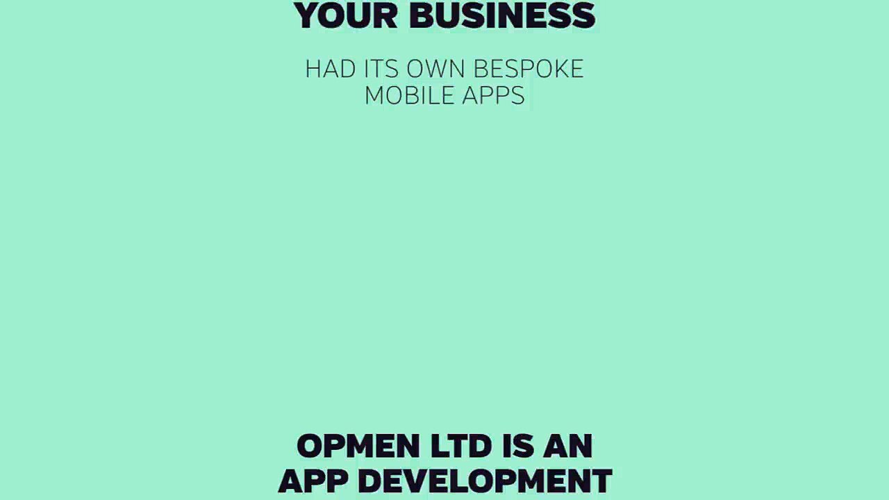 Bespoke Business Apps – Opmen Ltd