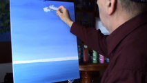 Pintar Nubes Con Acrilicos Leccion 1 de pintura arte
