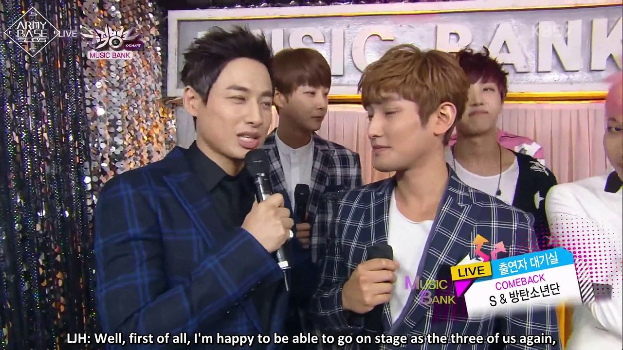 [ENG] 141024 Music Bank Backstage - Comeback Interview | ABS