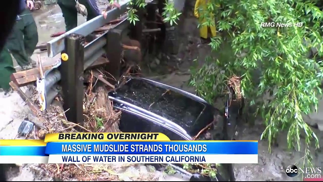 Extreme Weather: Flash Floods Cause Devastating Mudslides in California
