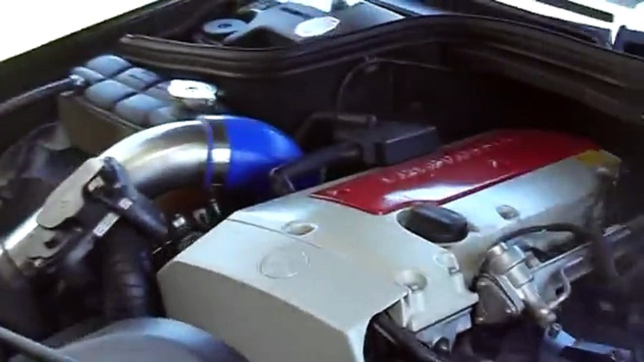 w202 cold air intake (custom)