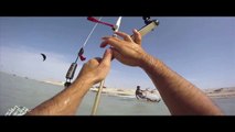 Kitesurfing on Yas Island in Abu Dhabi