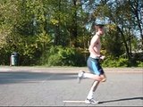 Running Form and barefoot footstrike in Slow Motion