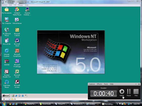 Windows 2000 Datacenter Server In Virtual PC 2007!