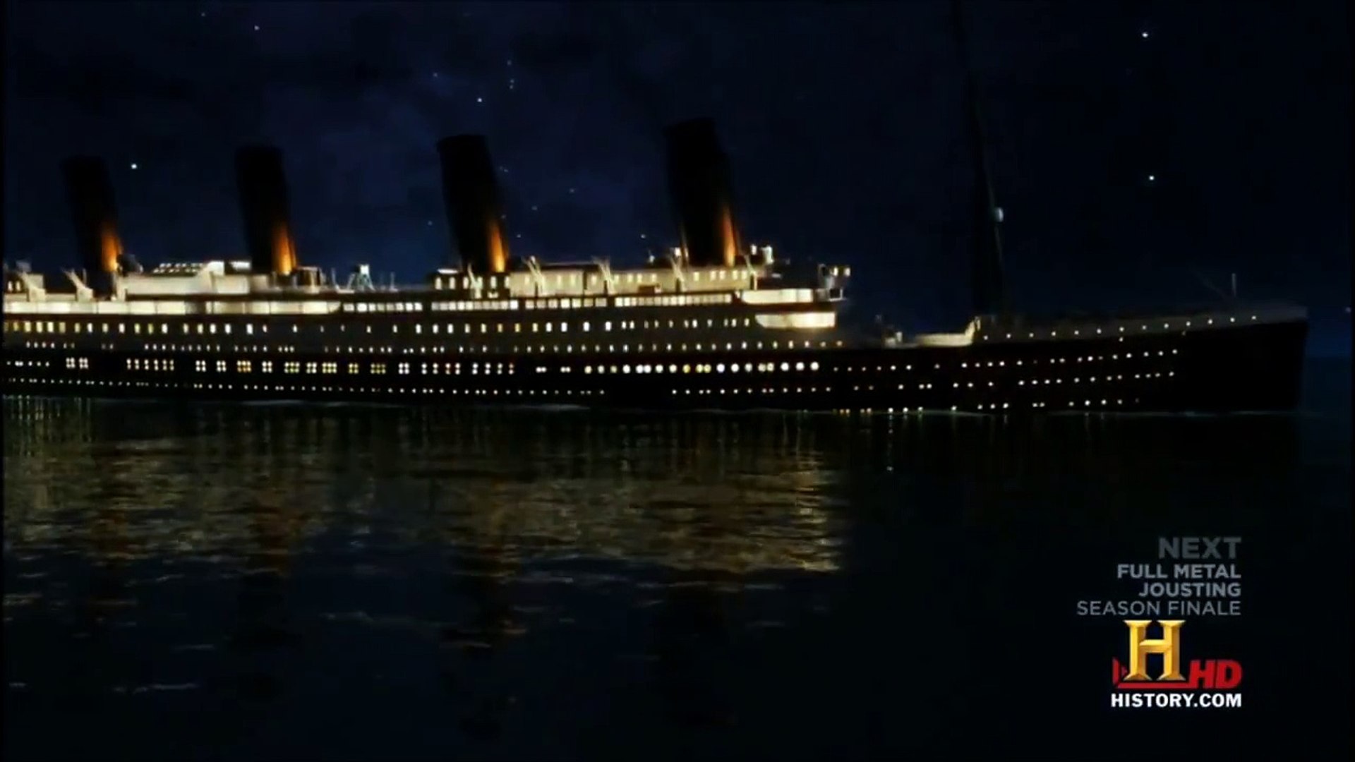 Titanic New Sinking Theory History Channel Simulation Video Dailymotion - roblox titanic hd sinking