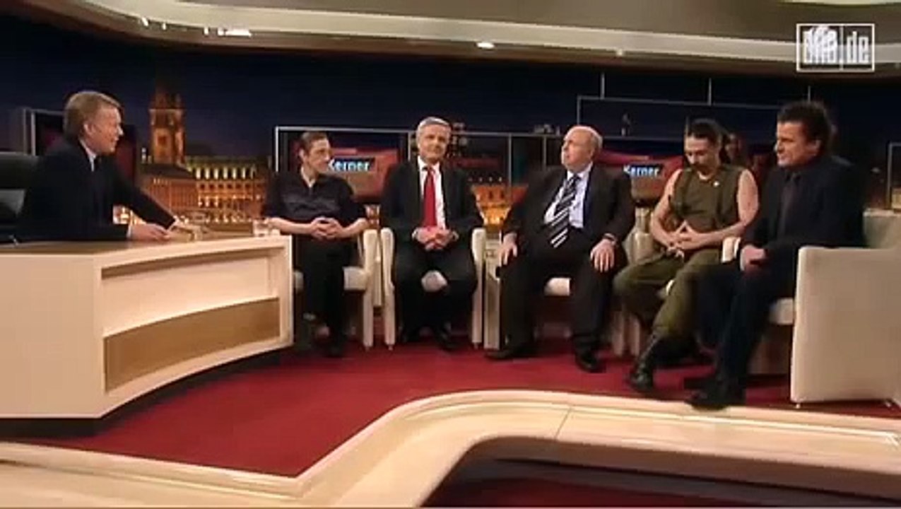 Arno Dübel -  Deutschlans frechster Arbeitsloser Hartz VI-Pöbler bei Johannes B. Kerner