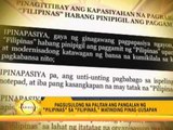 Linguists hit 'Filipinas' proposal
