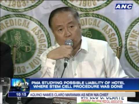 DDB chief files complaint over botched stem cell treatment