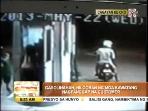 CCTV captures gas station robbery