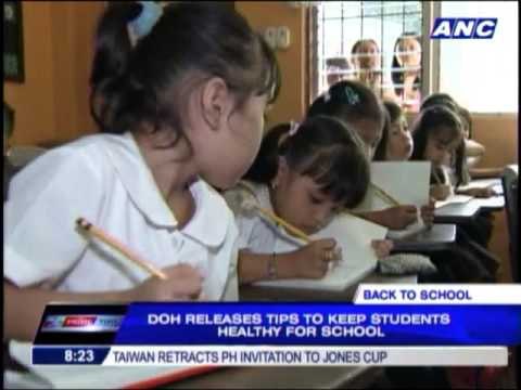 How students can be healthy for school