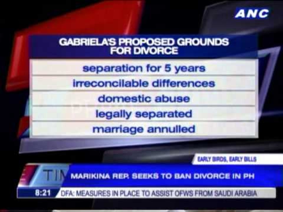 Bill seeks to ban divorce