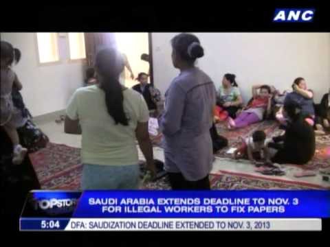 Saudi Arabia extends deadline for illegal workers