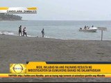 Water currents behind Zambales beach collapse