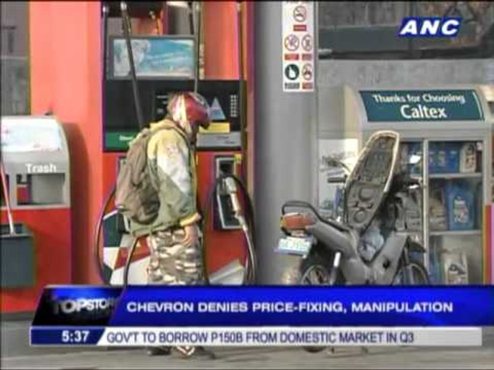 Chevron denies price fixing, manipulation