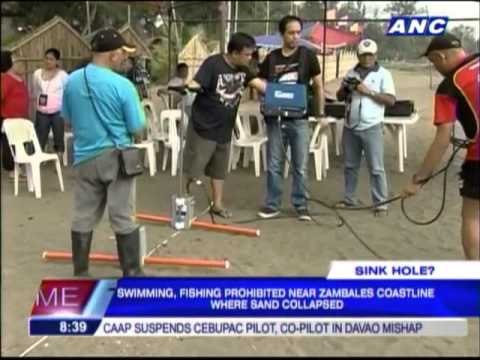 Experts investigating Zambales 'sinkhole'