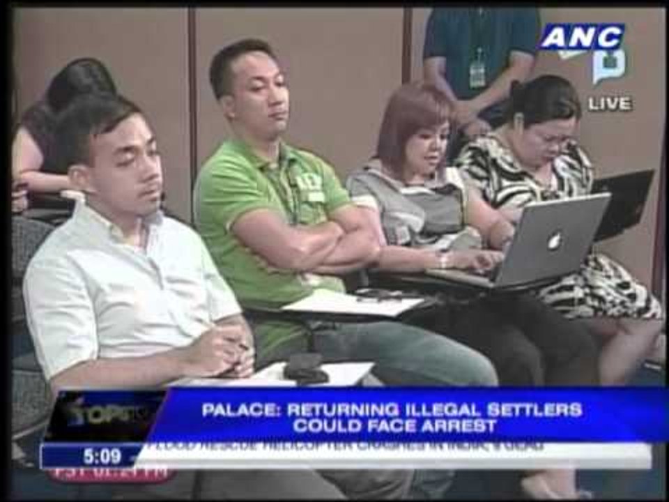Returning informal settlers to face arrest