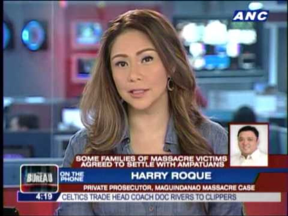 Some massacre kin negotiating with Ampatuans: Roque