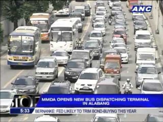 New bus dispatching terminal in Alabang opened