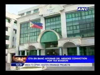 CTA en banc affirms celebrity doctor's conviction