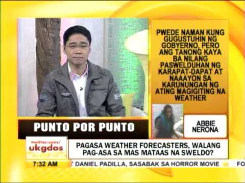 Punto por Punto: PAGASA weather forecasters, walang pag-asa sa mas mataas na sweldo?