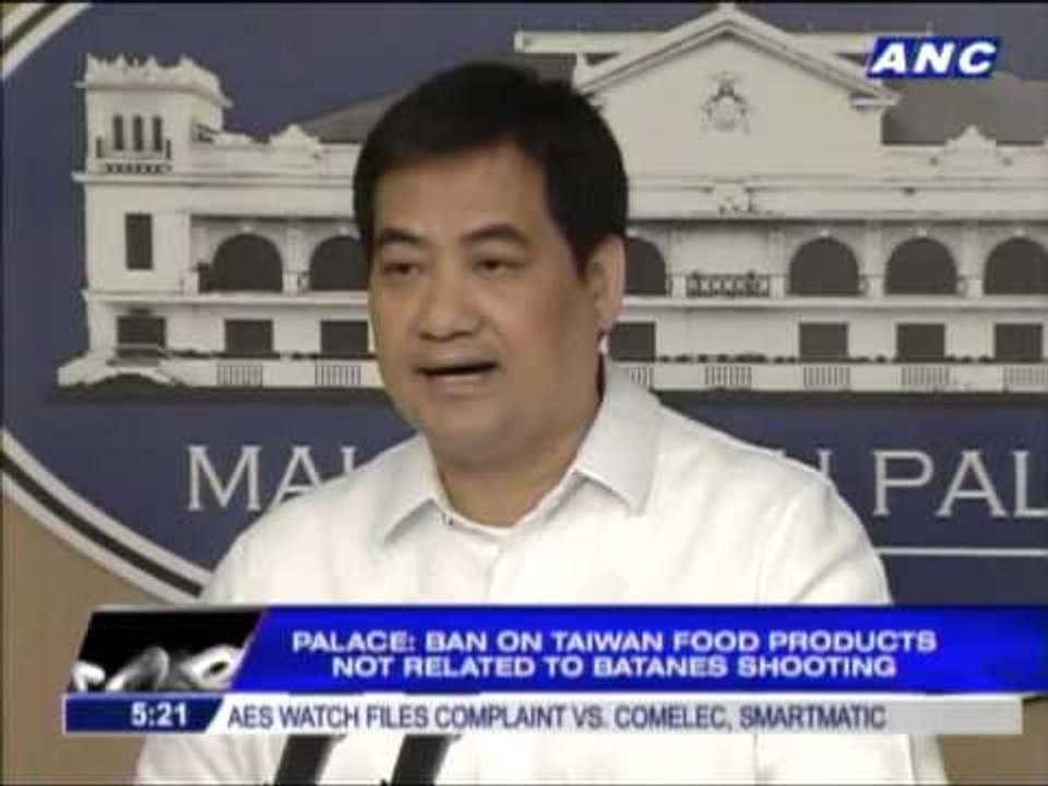 Philippines bans 15 Taiwanese food products