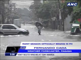 Rainy season starts in Philippines