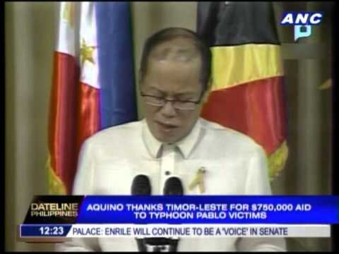 PNoy welcomes Timor Leste PM in Malacanang