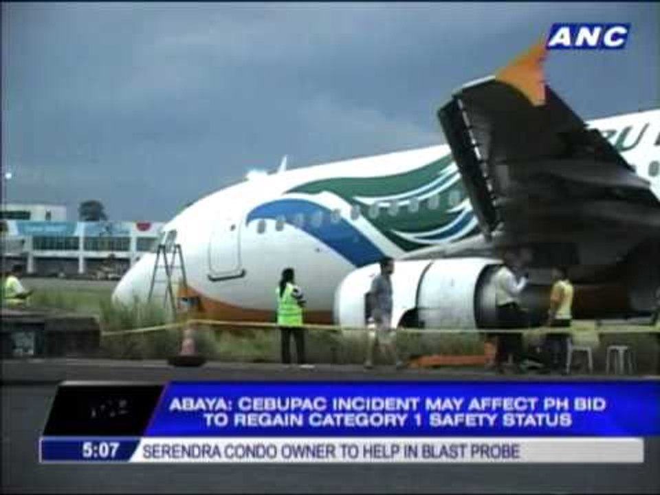 Cebu Pacific incident may affect PH aviation status