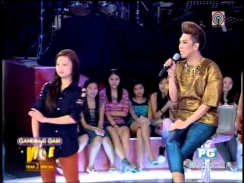 Gerald holds hands with Maja look-alike