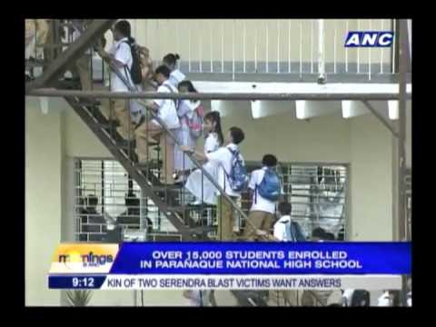 Surge of transferees in Paranaque public schools