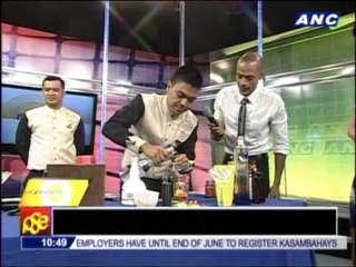 Four Pinoys compete for spot in global bartending competition