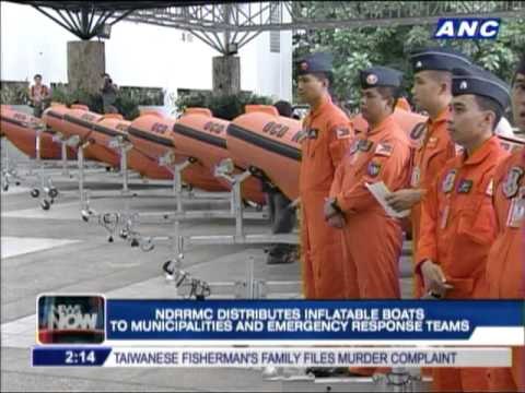 NDRRMC distributes inflatable boats ahead of rainy season