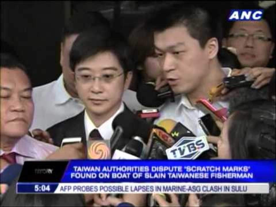 Taiwan disputes 'scratch marks' found on Taiwanese boat
