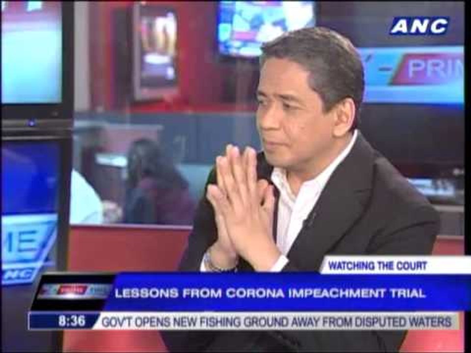 What lessons from Corona's impeachment trial