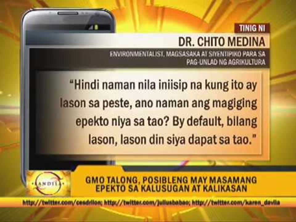 CA stops 'super talong' tests