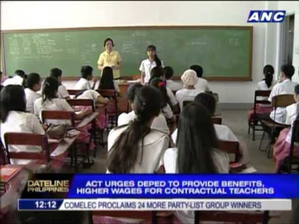 DepEd urged: Provide higher wages for contractuals