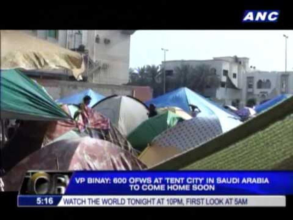 Binay 600 distressed OFWs returning from Saudi