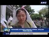 Taiwanese activists demand formal apology from Aquino