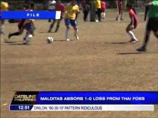 Malditas suffer 1-0 loss from Thailand