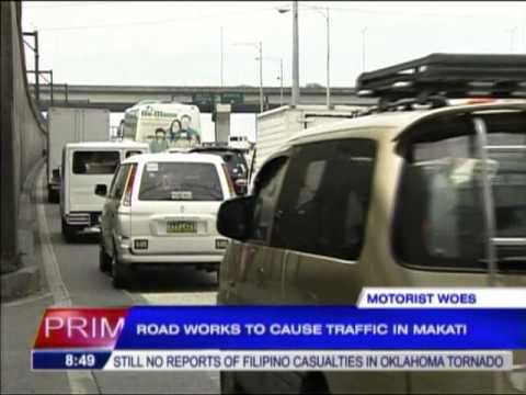Road works to cause traffic in Makati