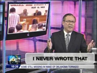 Teditorial: I never wrote that