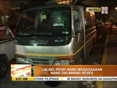 Man hit by two vehicles on Roxas Blvd.