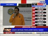 Erap, Isko proclaimed as winners in Manila