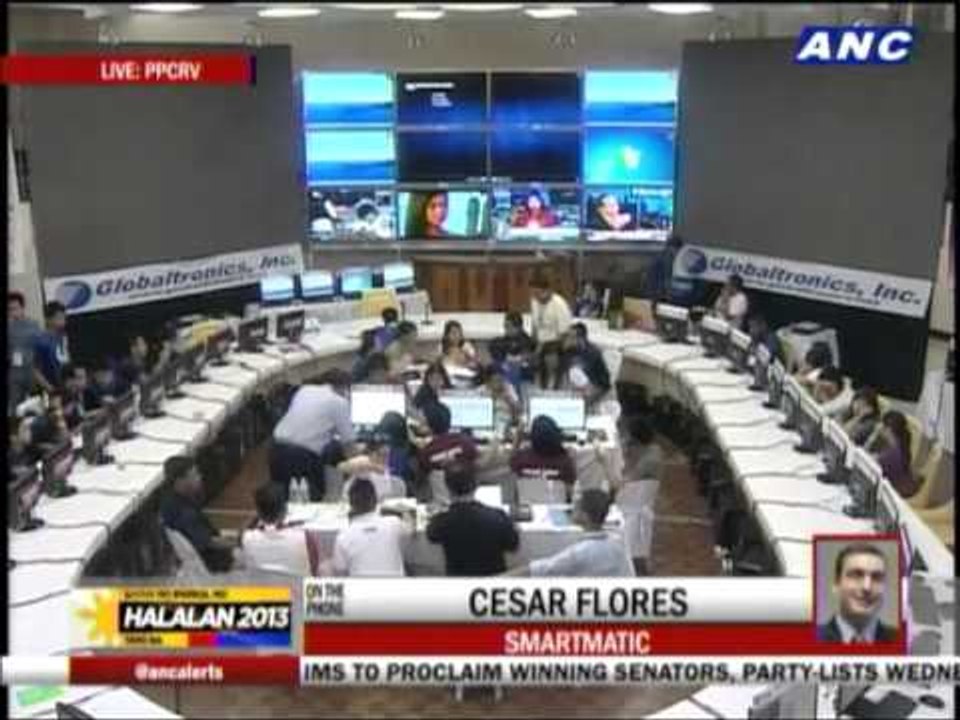 Smartmatic explains wrong PPCRV count