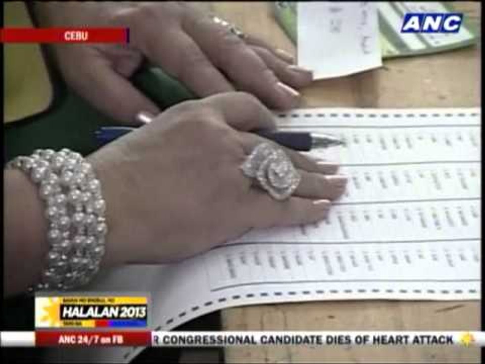 Annabelle Rama, Ruffa cast vote in Cebu