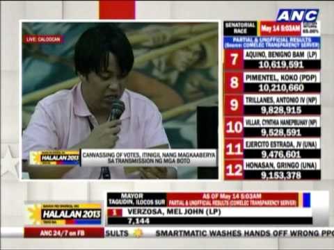 Canvassing in Caloocan suspended