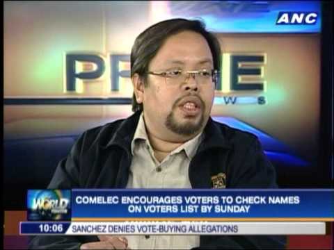 Voters urged to check names on voters' list by Sunday