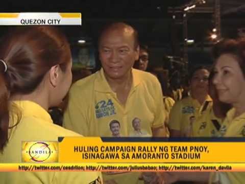 Aquino leads Team PNoy campaign in QC