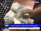 SC stops Comelec 'cash ban'