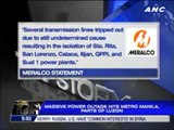 Massive blackout hits Metro Manila, Luzon
